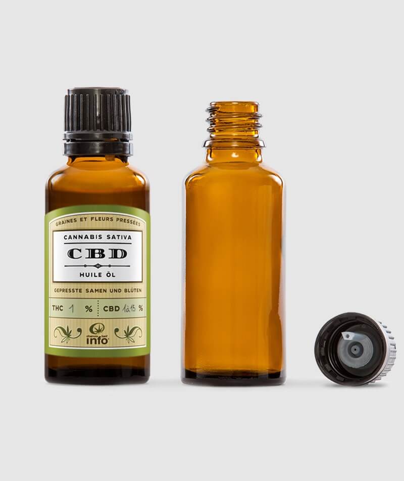 Etiquettes packaging bouteille CBD chanvre-info cannabis sativa