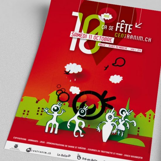 flyer graphisme centranim Bulle