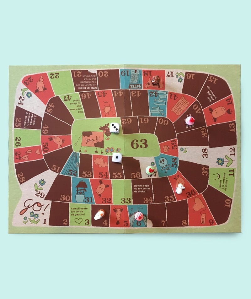 Graphisme plateau de jeu oie