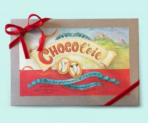 Jeu oie lettering packaging