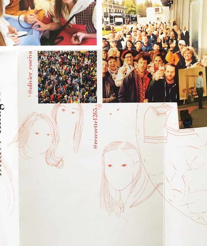 dépliant tradifri avec illustrations et photo des traditions fribourgeoises