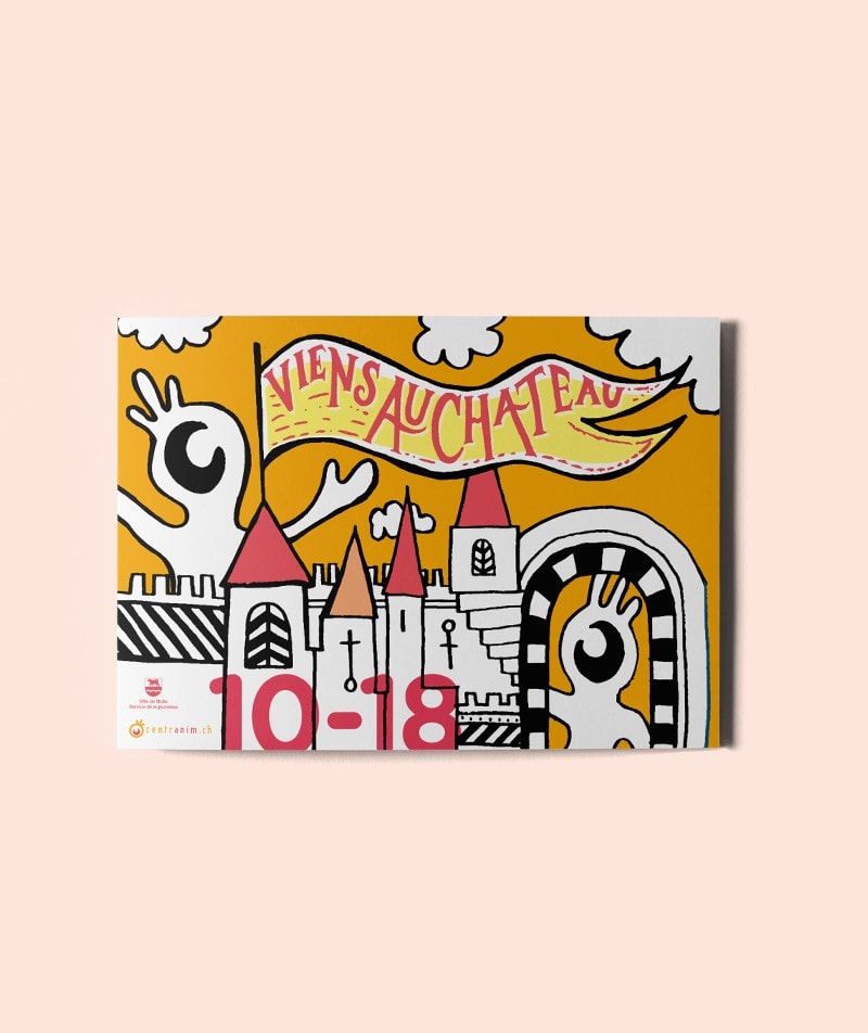 flyer illustration graphisme centranim Bulle