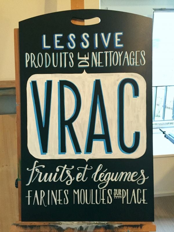 Stop-trottoir Lettering boutique