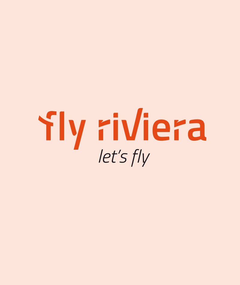 Logo Flyriviera identité visuelle