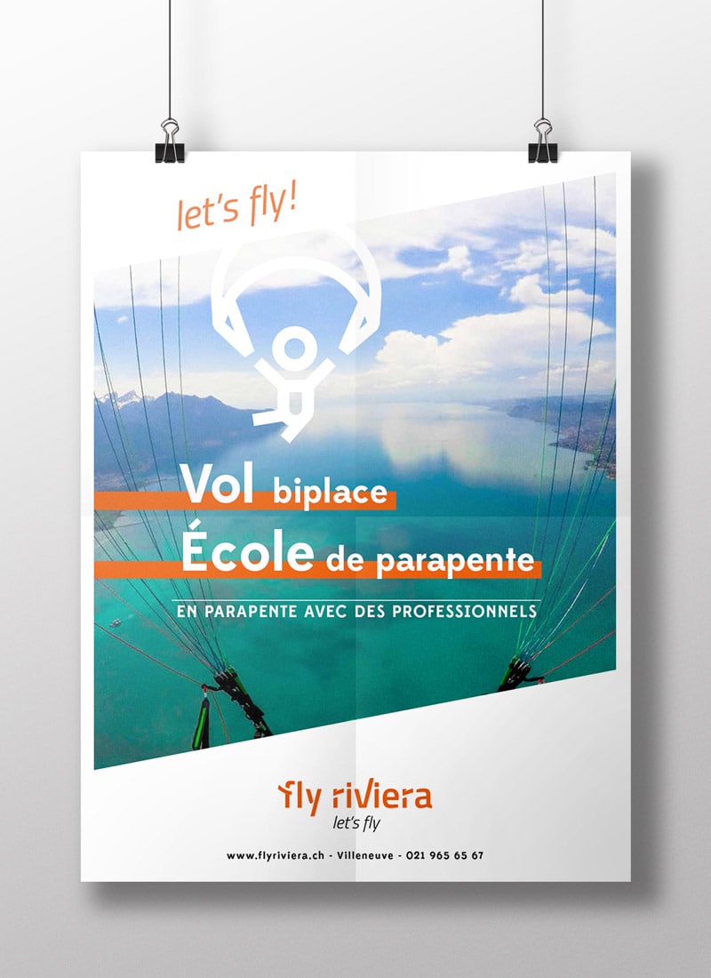 poster affiche graphisme parapente